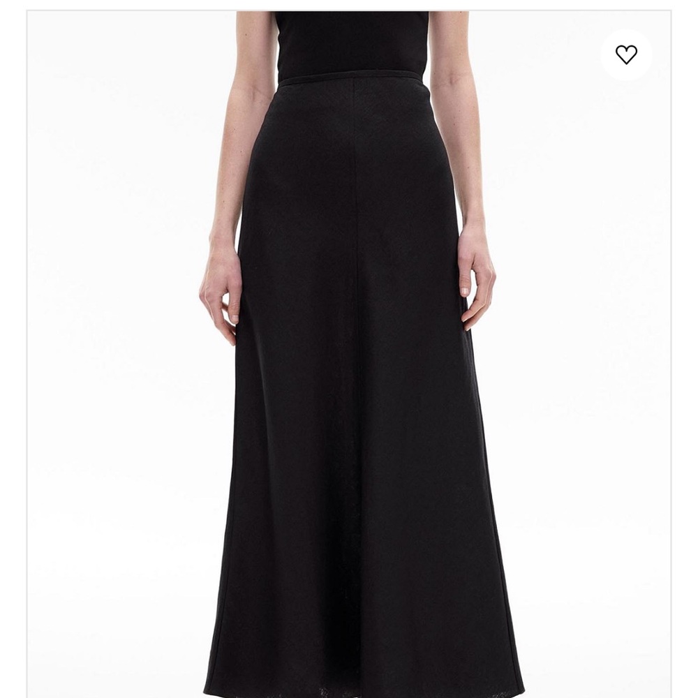 Witchery Black Maxi A-Line Skirt